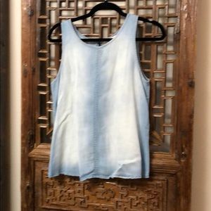 Chambray tank top. Only worn once!